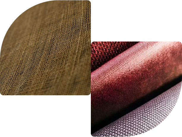 Hnedá čalúnena látka